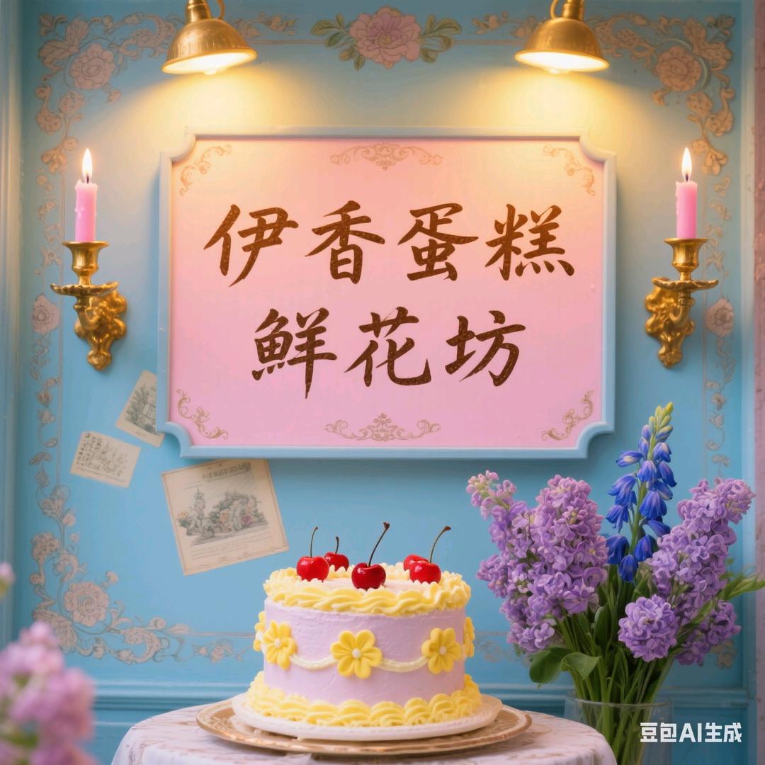 贾宋鲜花伊香蛋糕