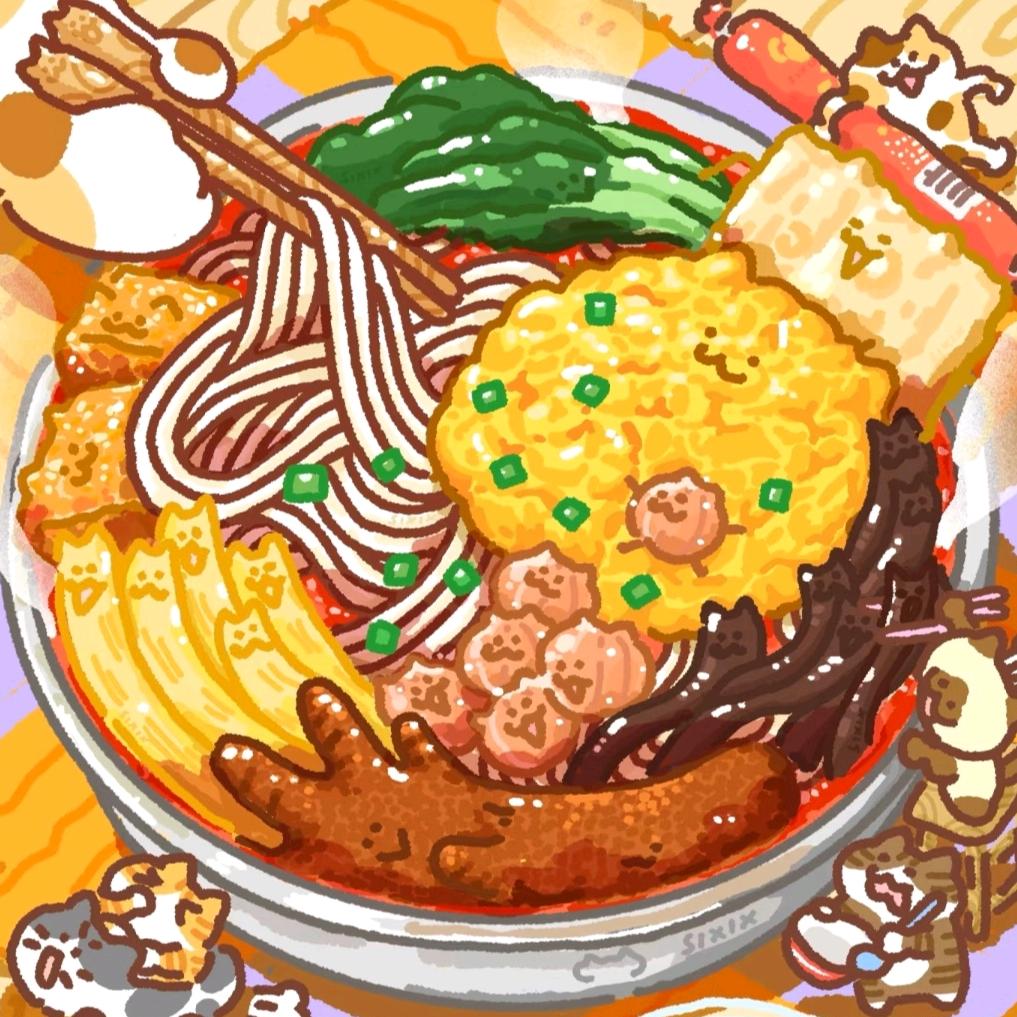 螺蛳粉大碗＋炸蛋