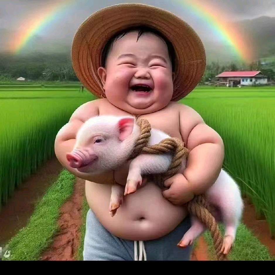 一个收猪🐷人  🐘