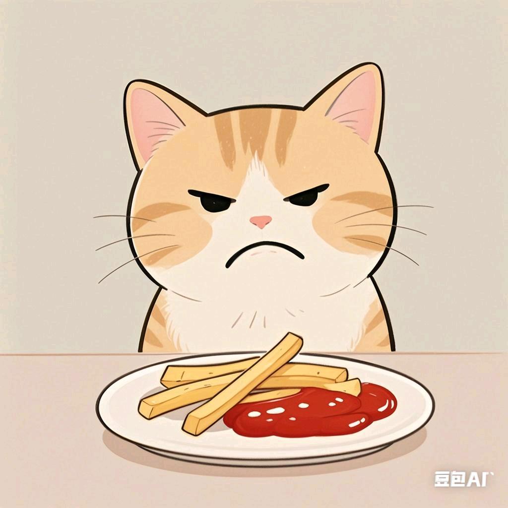 薯条不要番茄酱