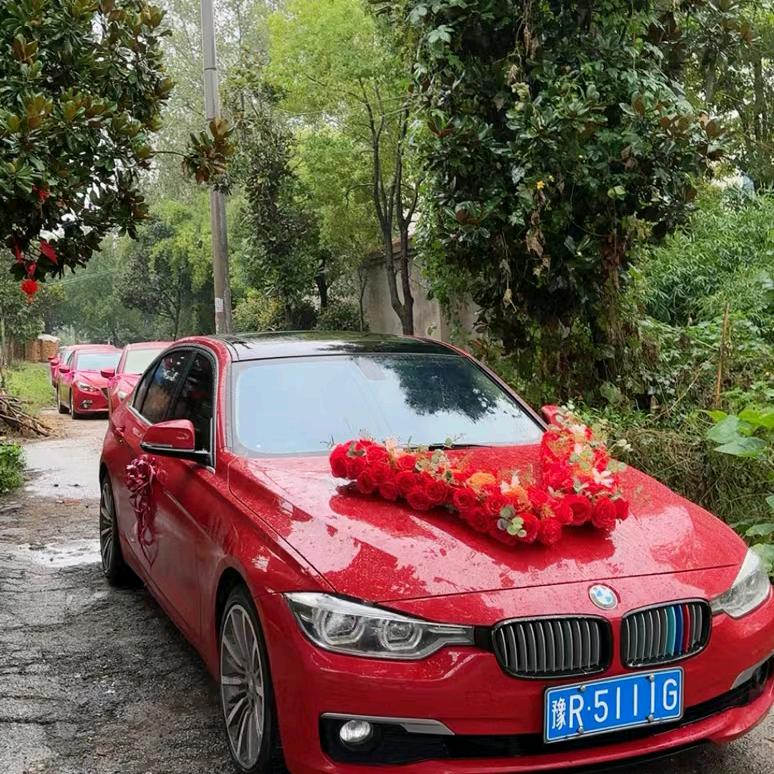 南阳宛城高庙红玫瑰婚纱婚庆车队