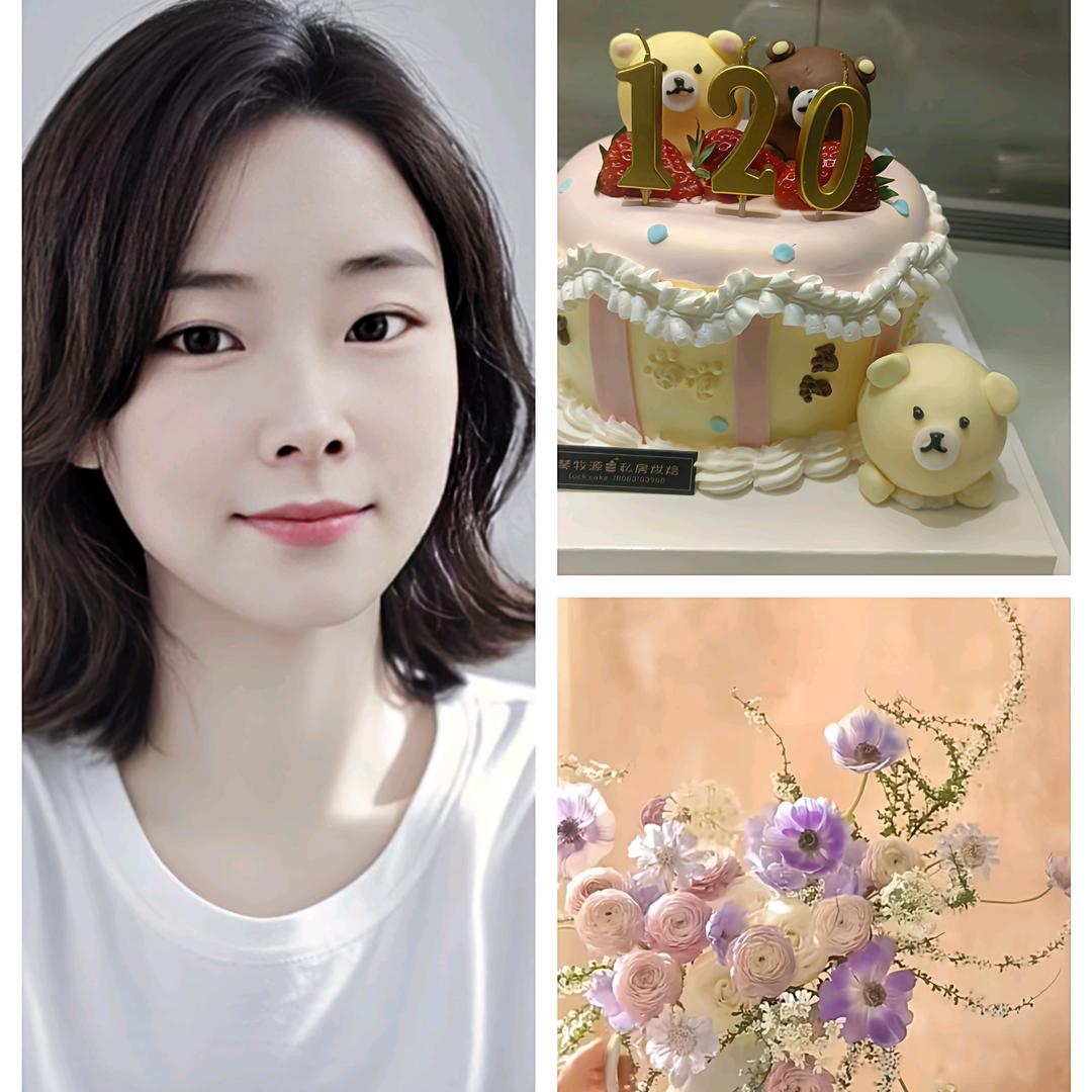 100%琴牧源鲜花蛋糕🎂