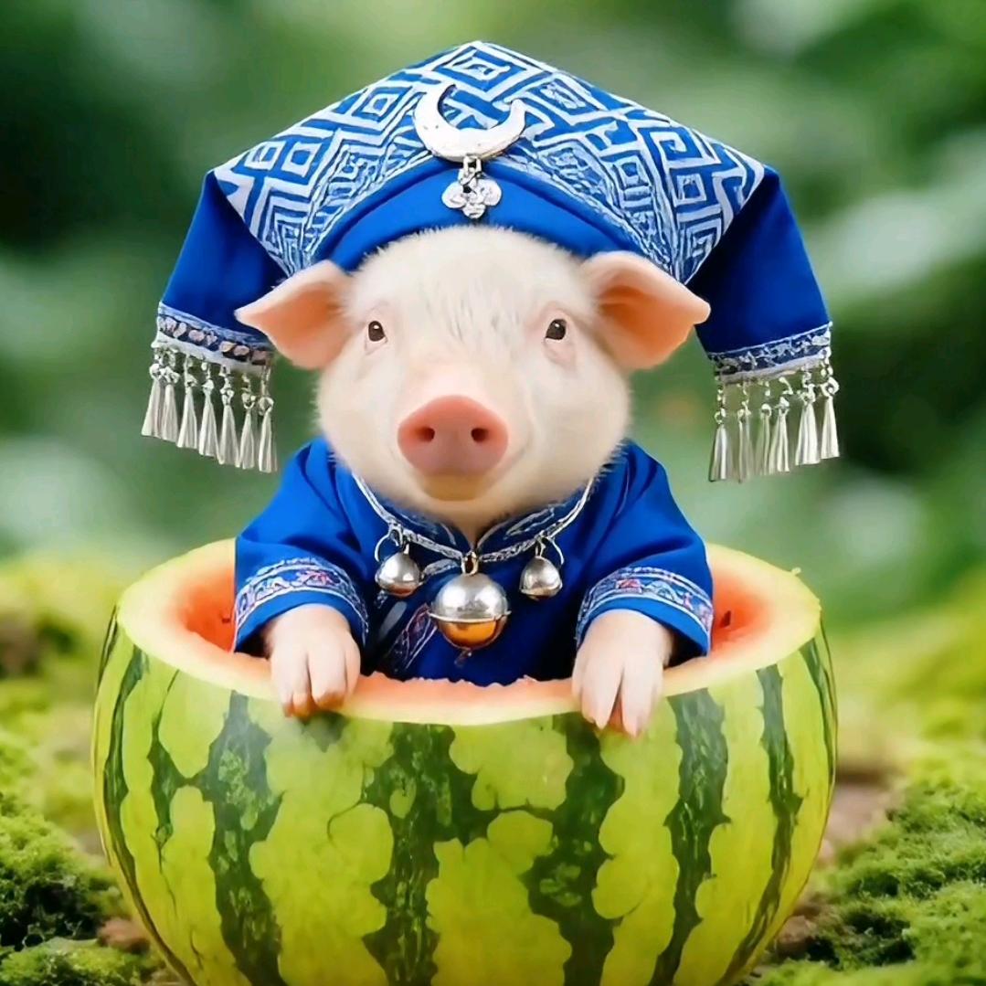一只趴耳朵猪🐽