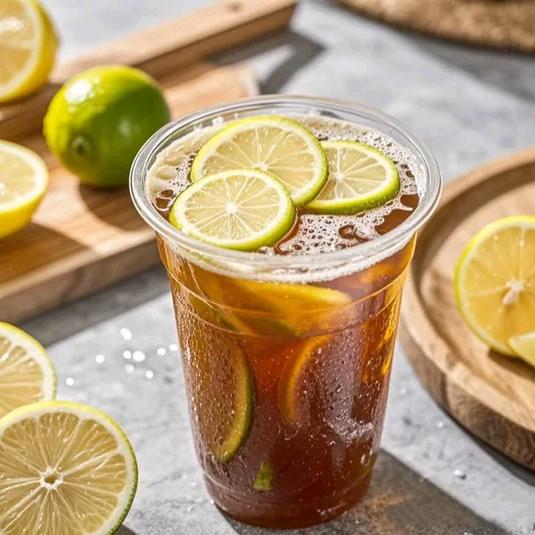 小王手打柠檬茶果茶