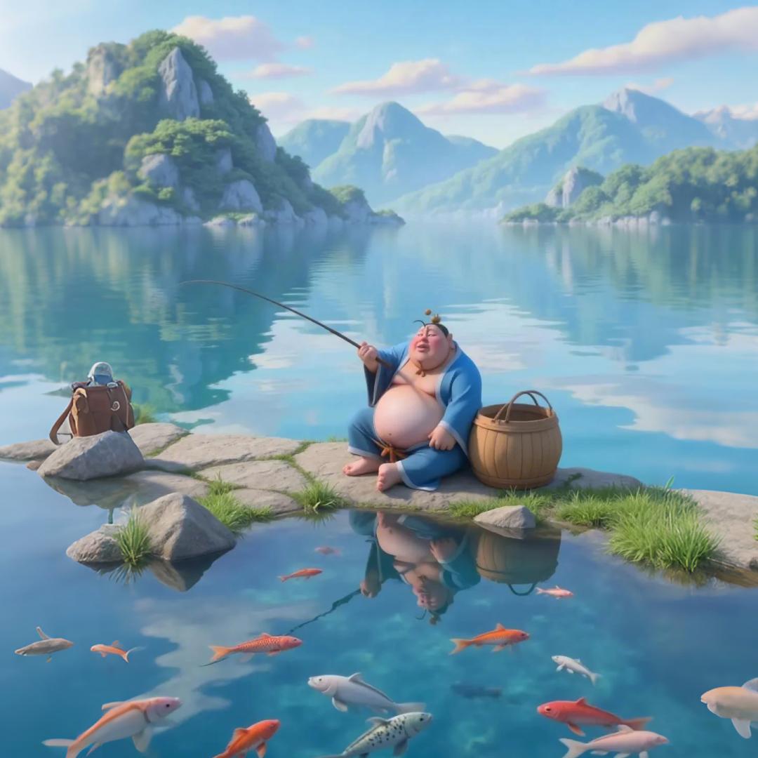 姜太公钓鱼