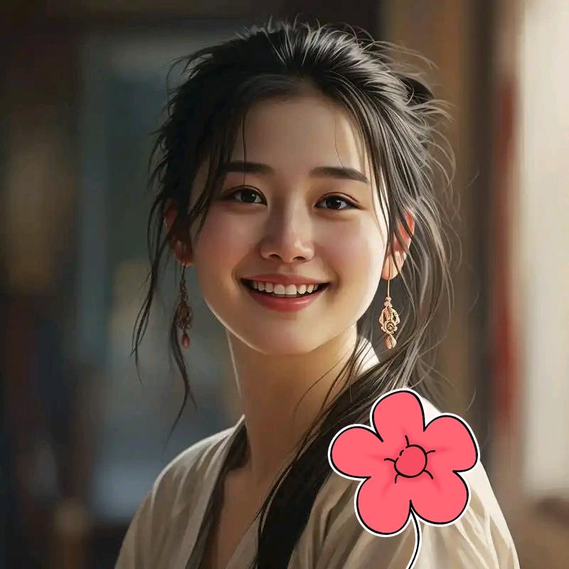 甜蜜的微笑