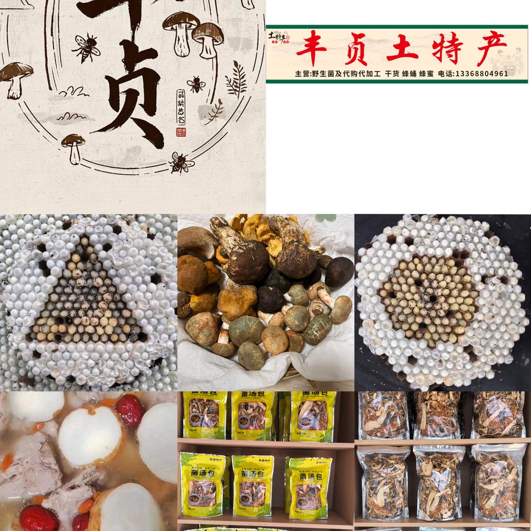 曲靖丰贞蜂蛹、野生菌