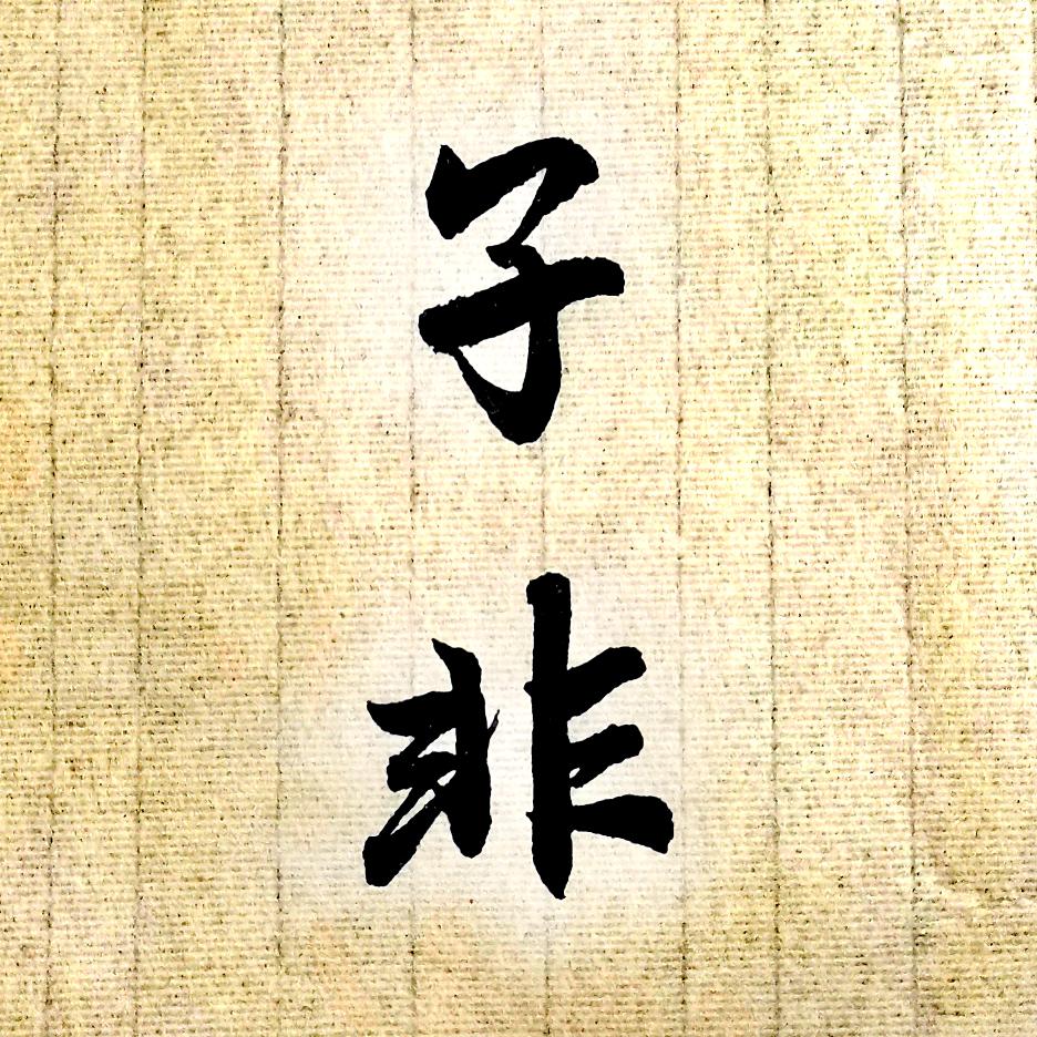 子非书法