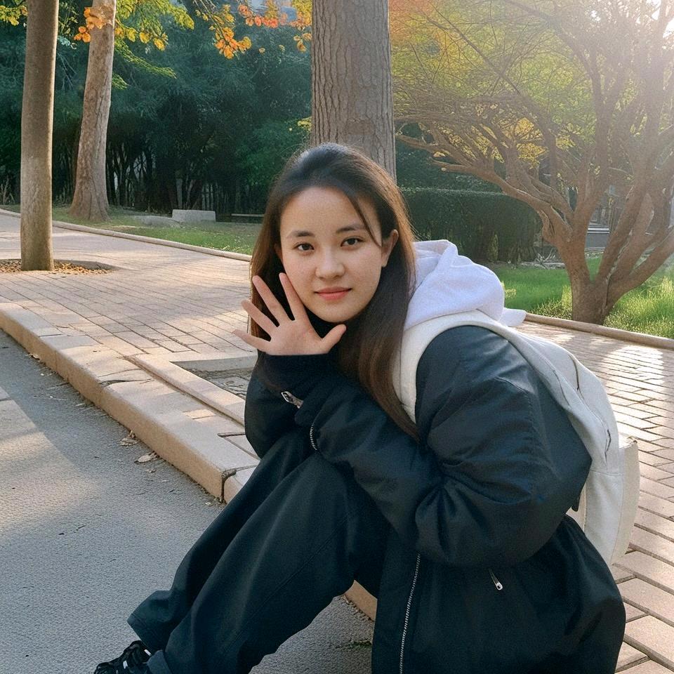 向日葵下的小姑娘