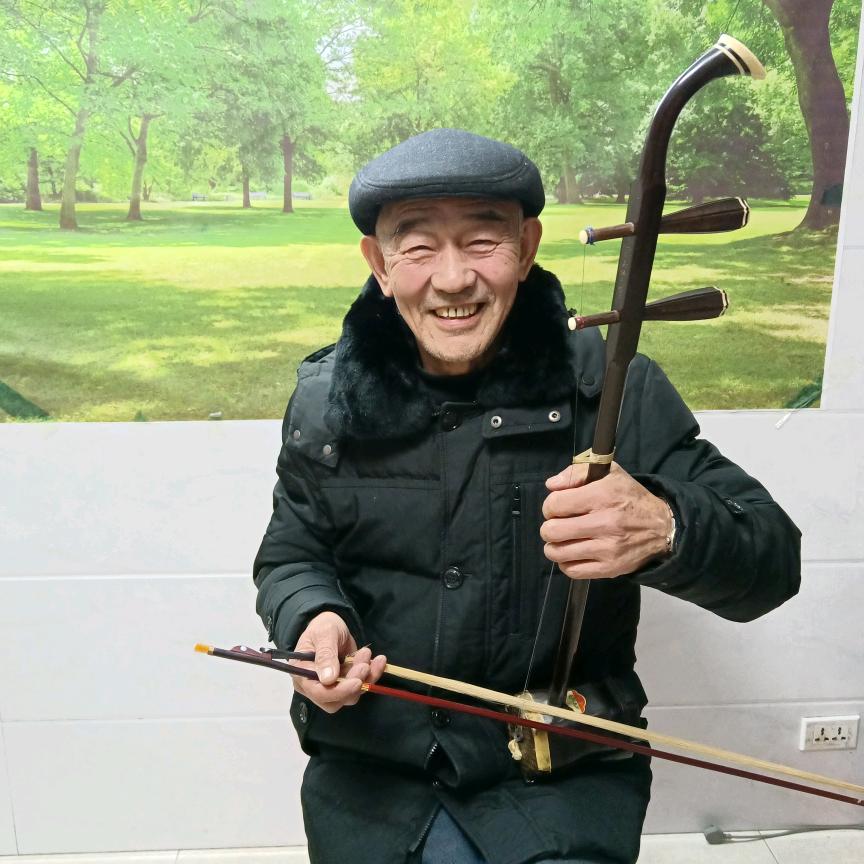 开心老头民间小调二胡，爱交友，晚6.10