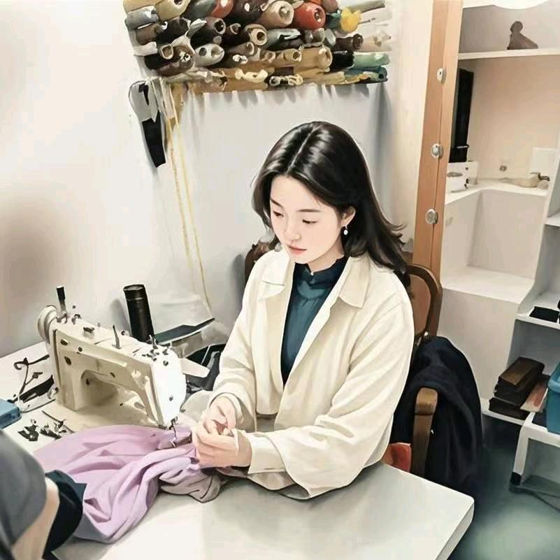 杨霞修衣服