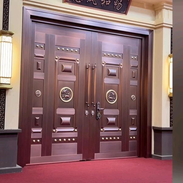 云峰大门铜门（大门入户门一站式）