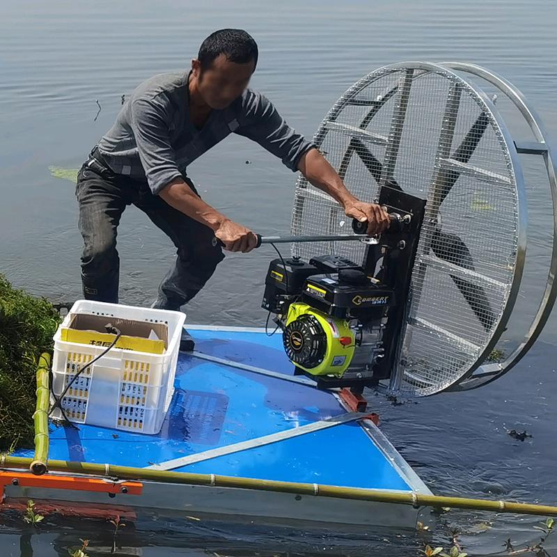 割草船风动船厂家扬锦添