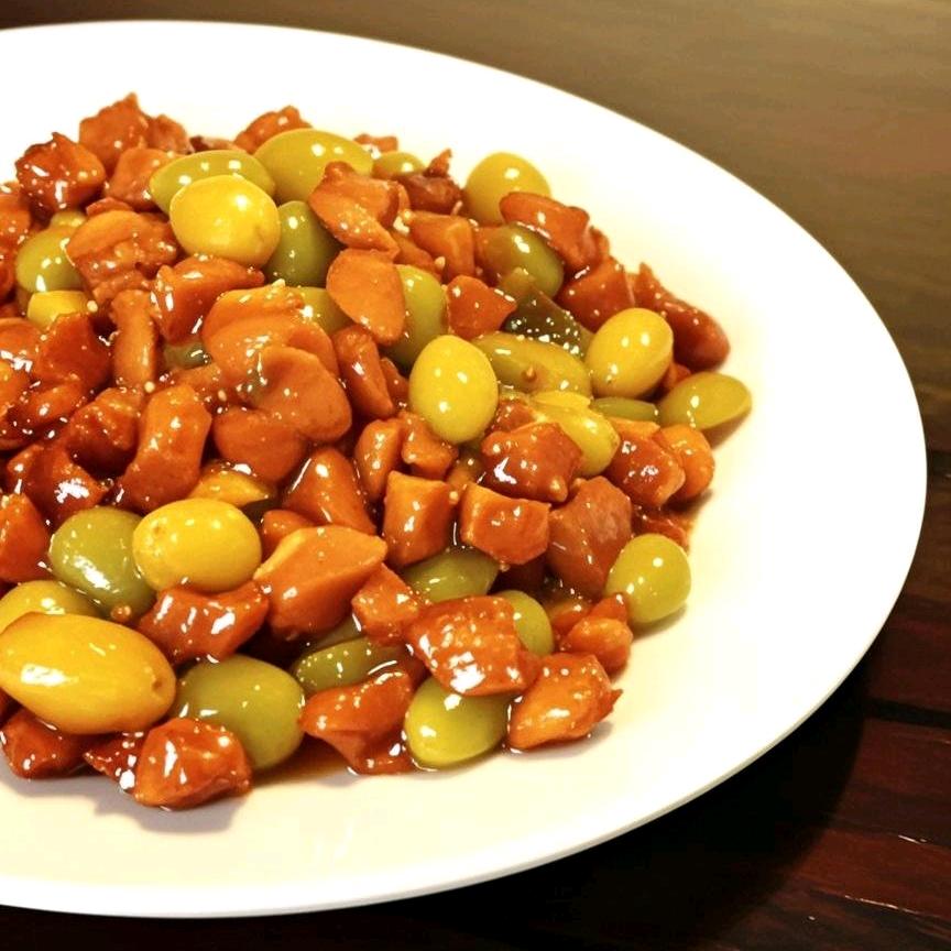 葡萄鸡丁