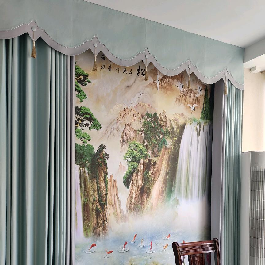 厦门小罗窗帘。墙布。墙纸，地毯，地塑