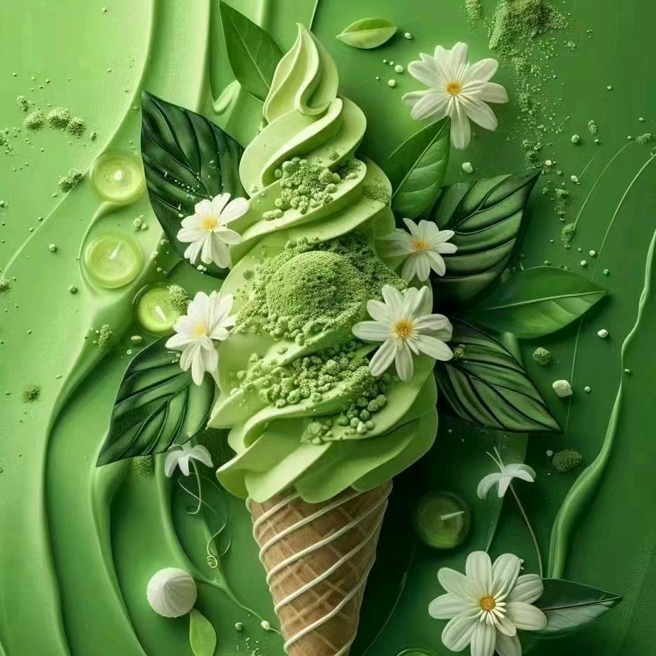 抹茶冰激凌