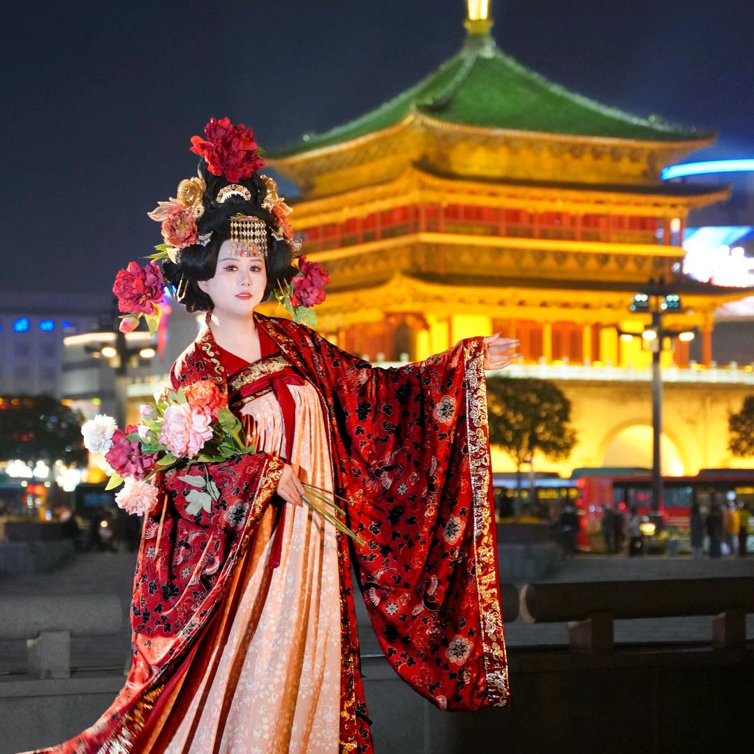 九朵花汉服妆造