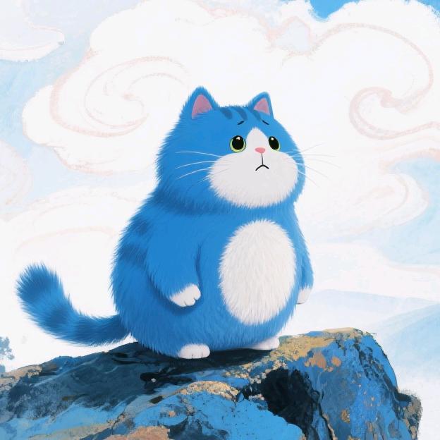深情月半猫
