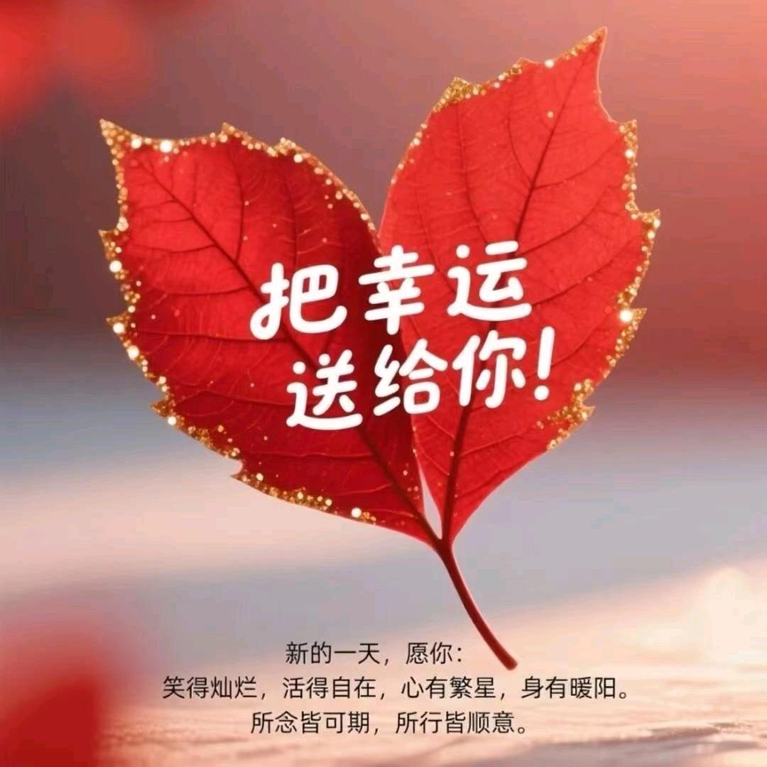 把幸运送给你w