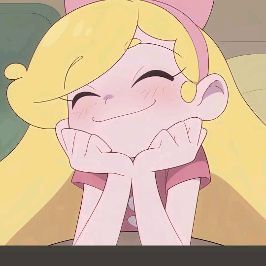 I only blush in fron