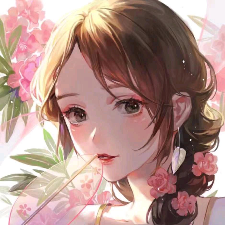 绛橘色的日落
