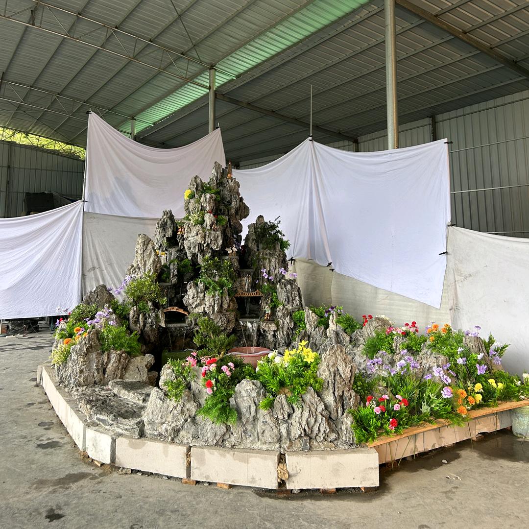 假山～鱼池制作手艺人