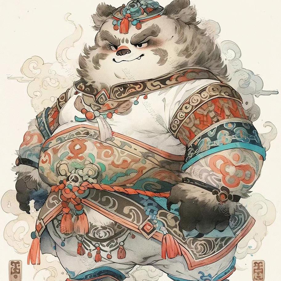黑熊猎猎