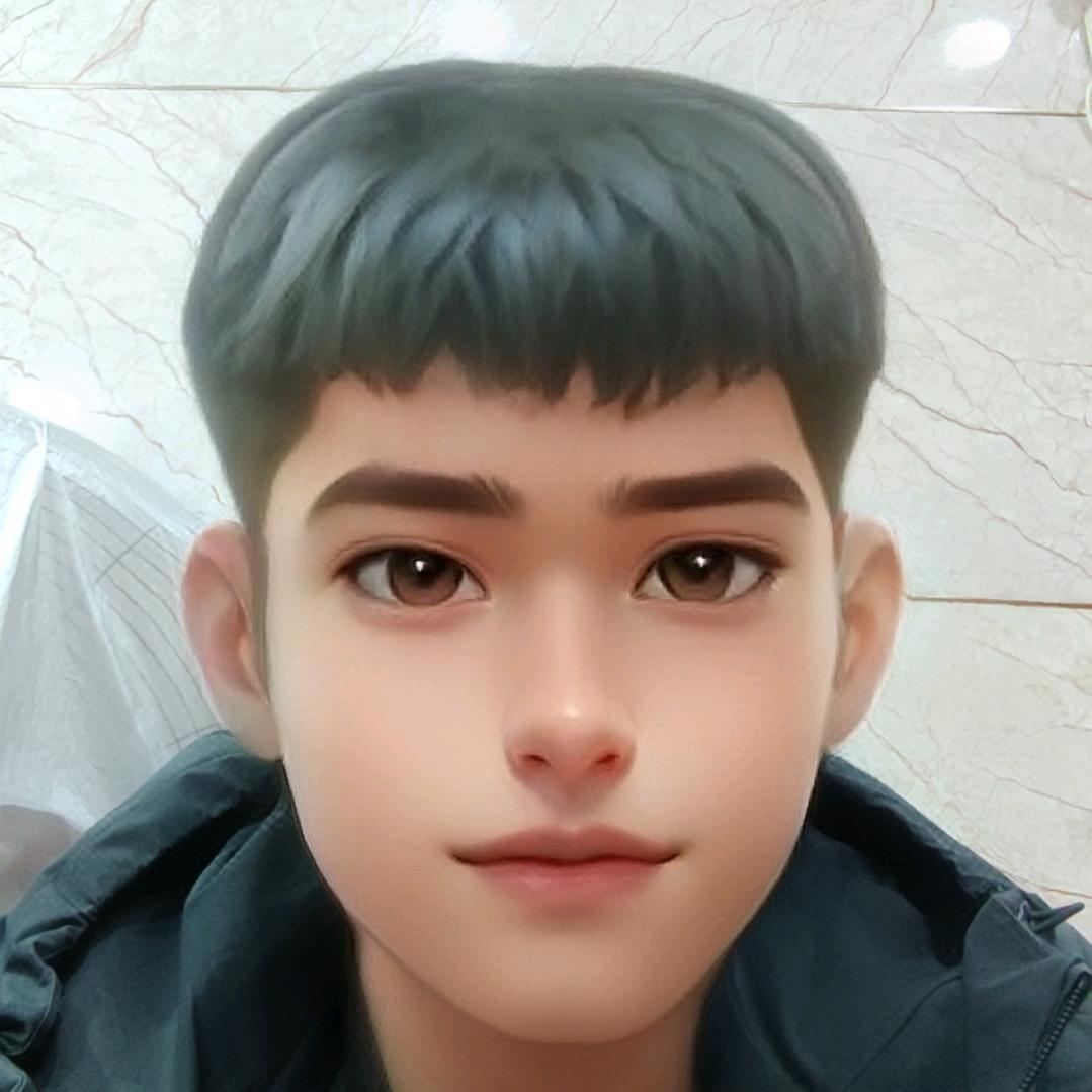 微笑，开心