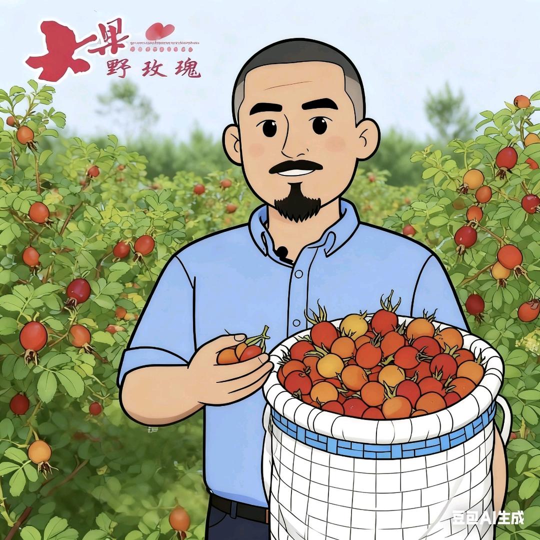 老许和大果野玫瑰