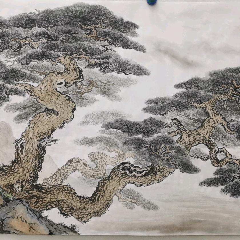 盆景，李亦