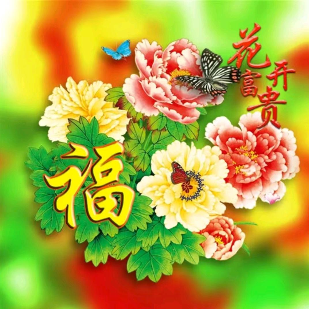花 开 富 贵