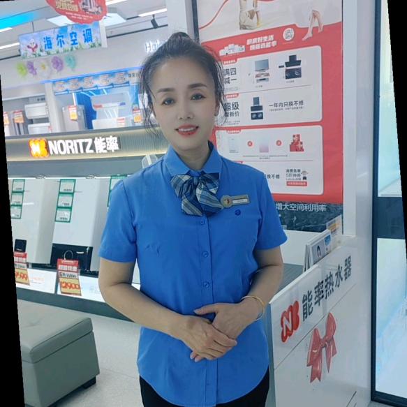 金鹰东方红店小家电部能率热水器李红芳
