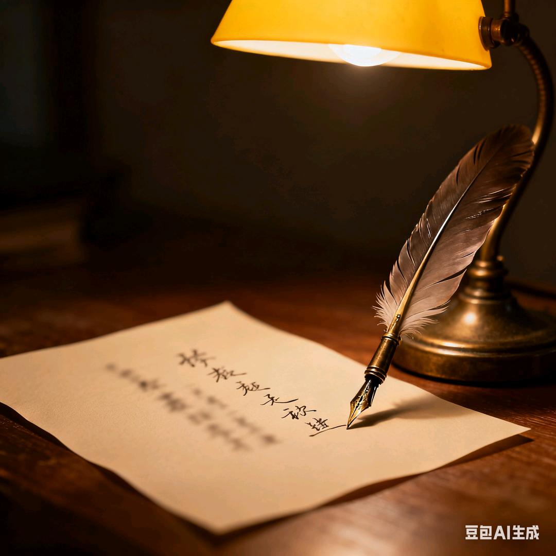 灯下的笺
