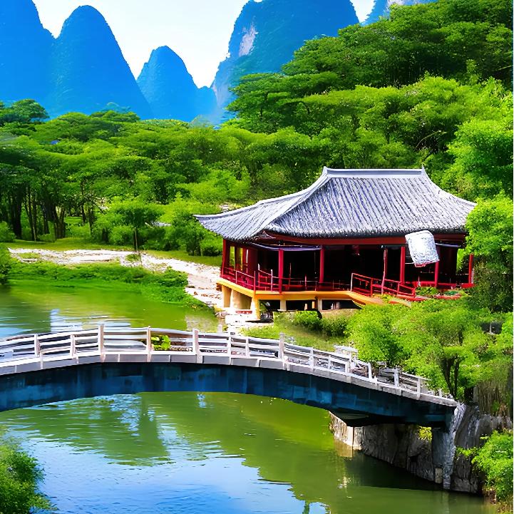 彩虹后的阳光