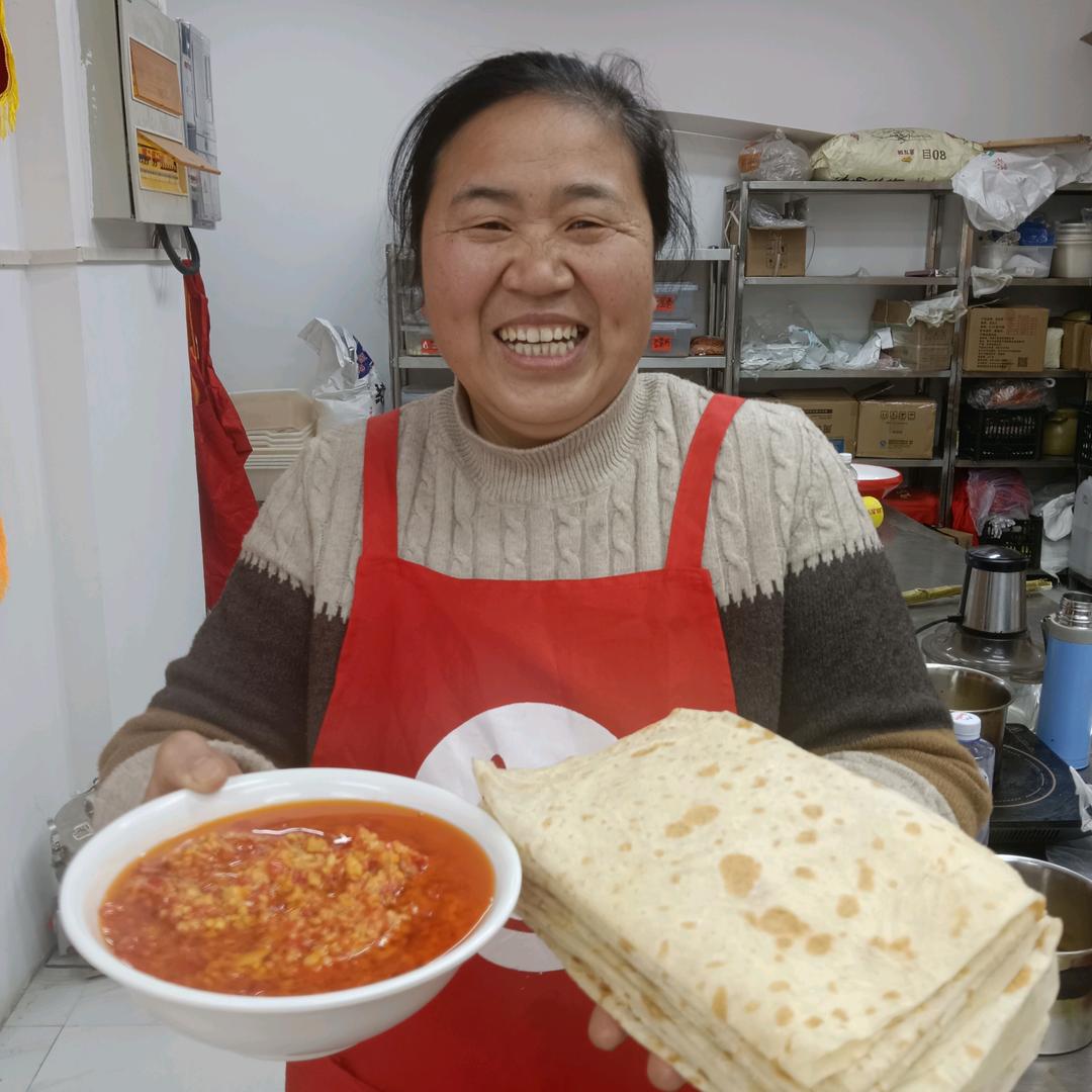 焦作手工特色烙馍，鸡蛋灌饼凤姐