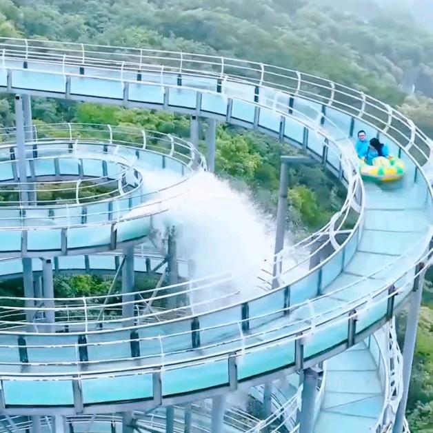 专业栈道 水滑玻璃