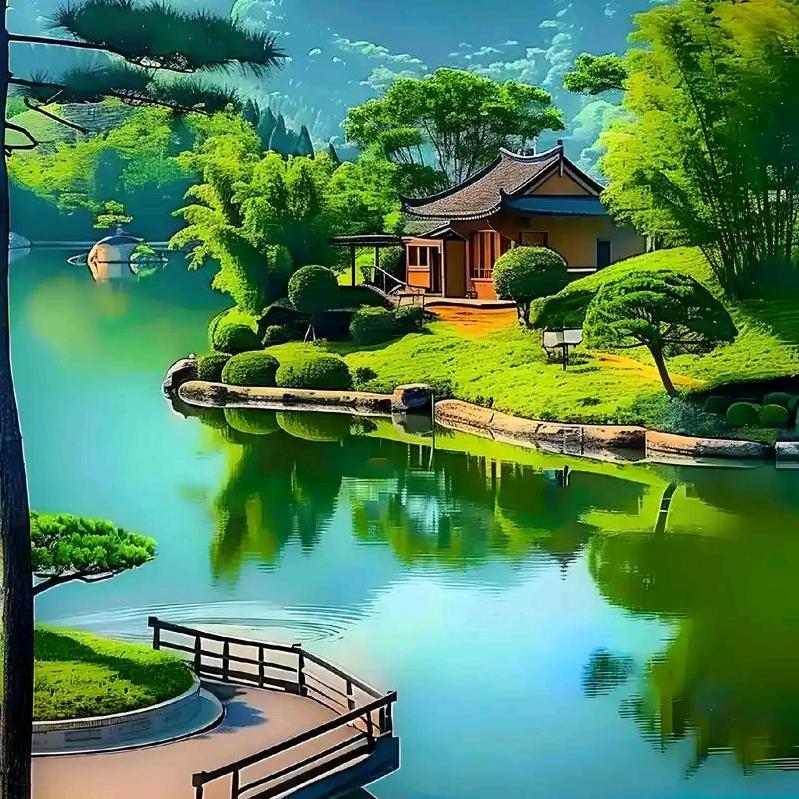 青山绿水