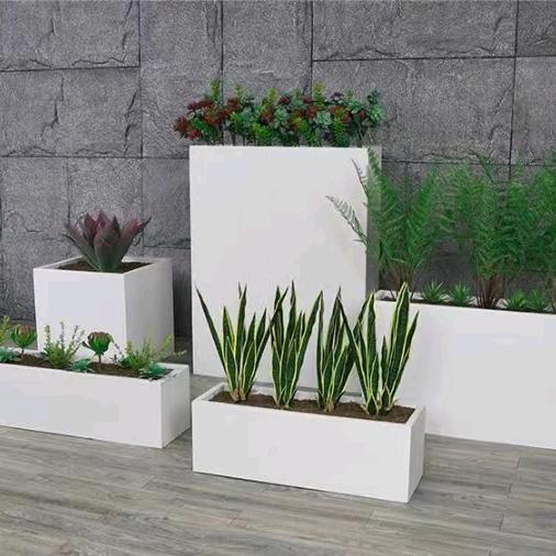 镁泥花盆工厂(支持定制尺寸)