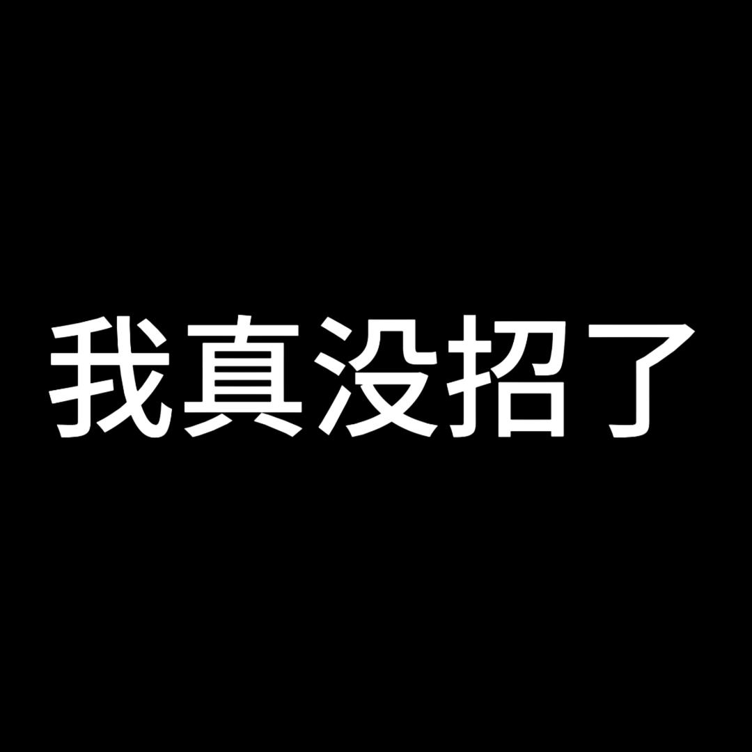 真没招了