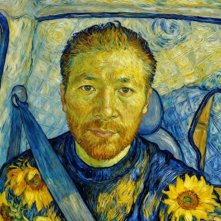 拉货的梵高