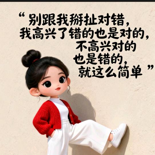 淡然一笑