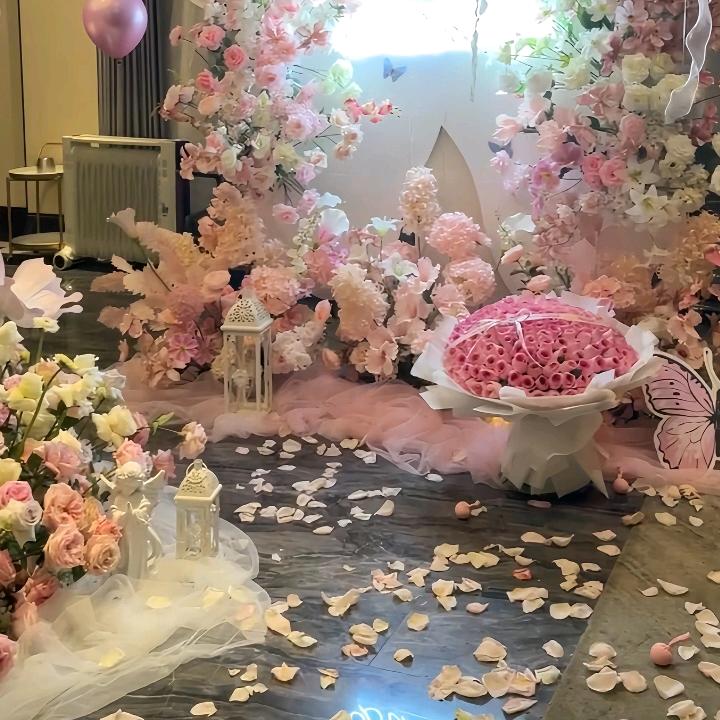 精美生日现场布置