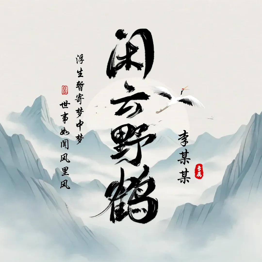 🍶ζ᭄闲云ꖞ野鹤࿐