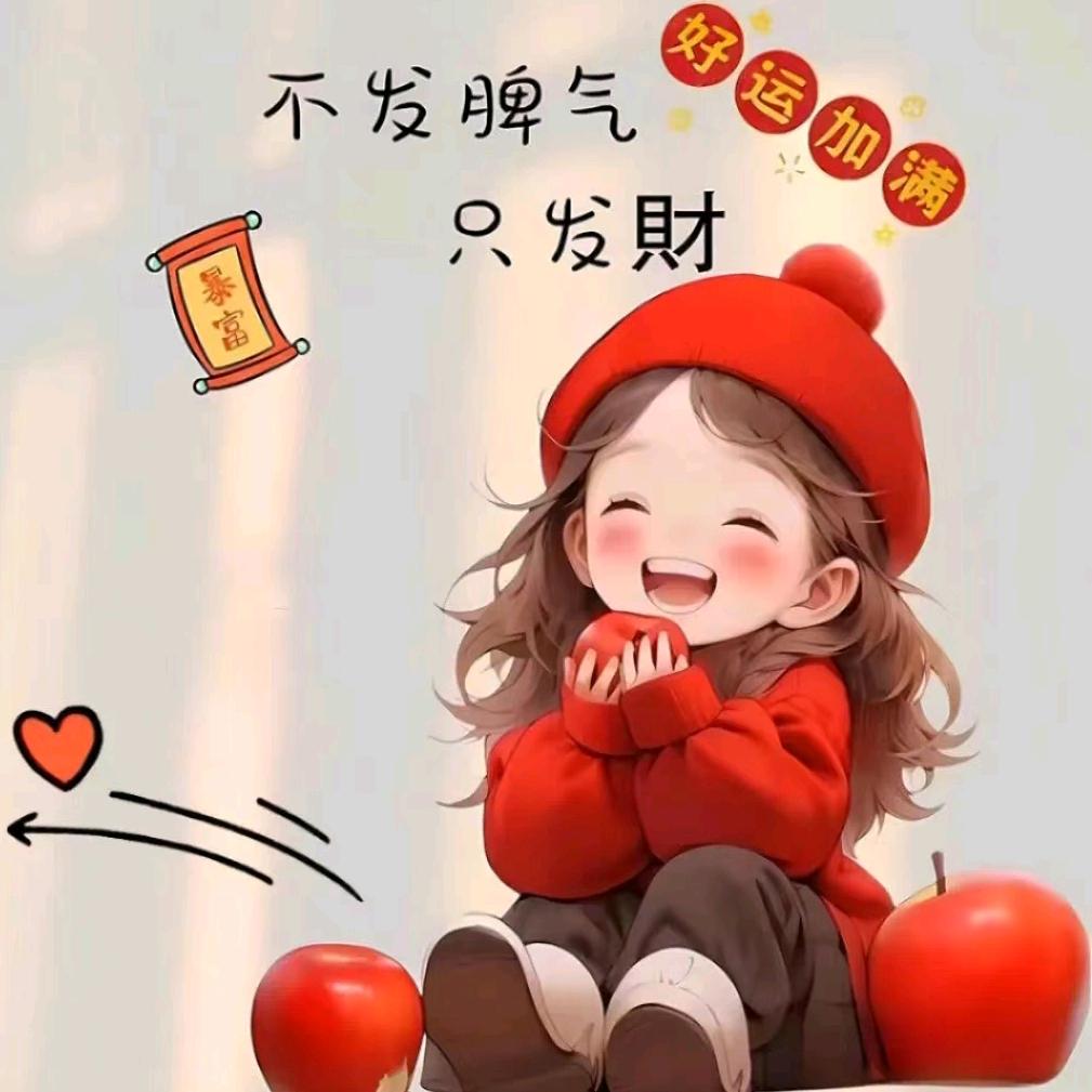 不发脾气 只发财