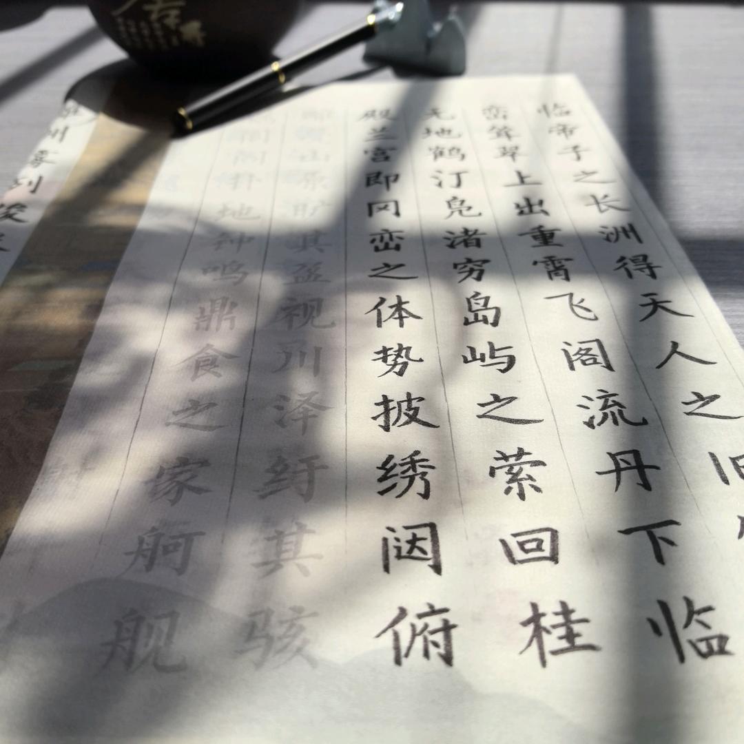 莜莜知我心(0基础 描红楷体)