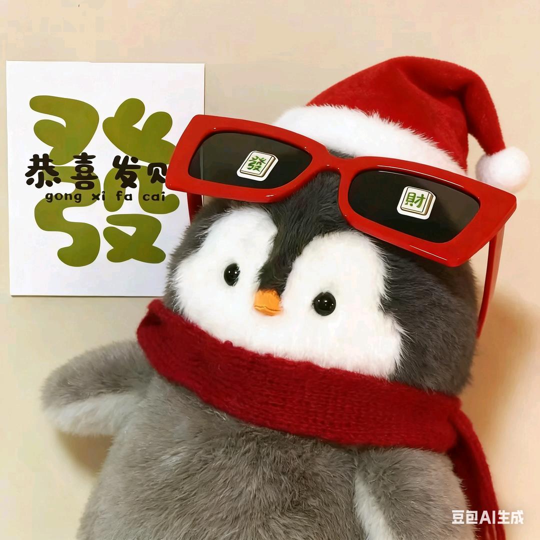 招财小企鹅