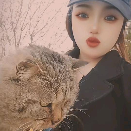 柔情和胖胖猫