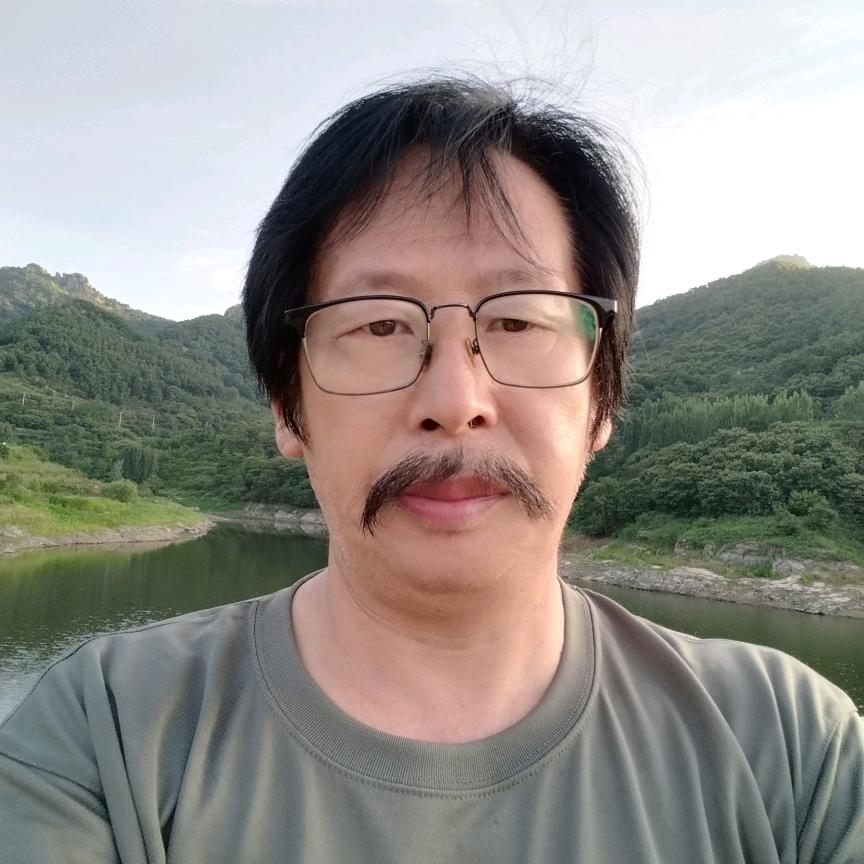 王君国画。牡丹与山水！