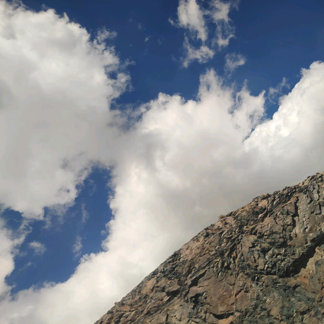 一朵黑黑的白云