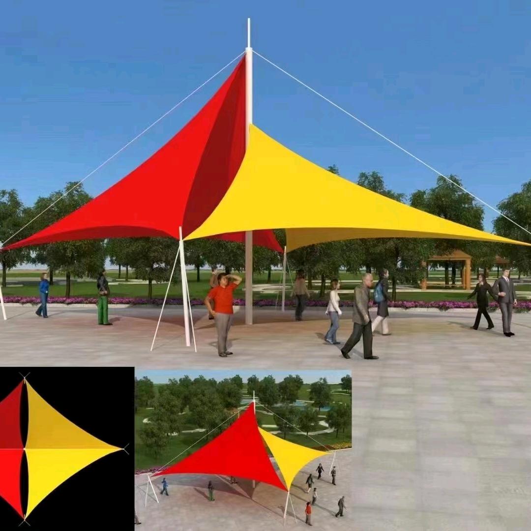 琢成膜结构车棚厂家